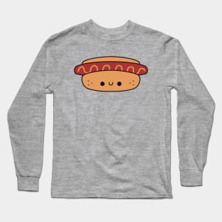 Cute Hotdog - Kawaii Hotdog Long Sleeve T-Shirt
